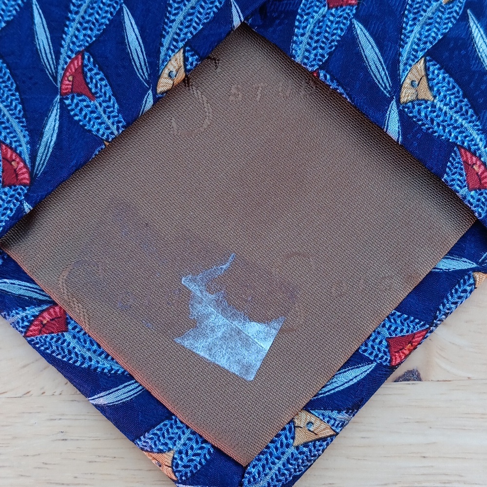 Robert Talbott Studio Blue And Red Geometric *Pri… - image 4